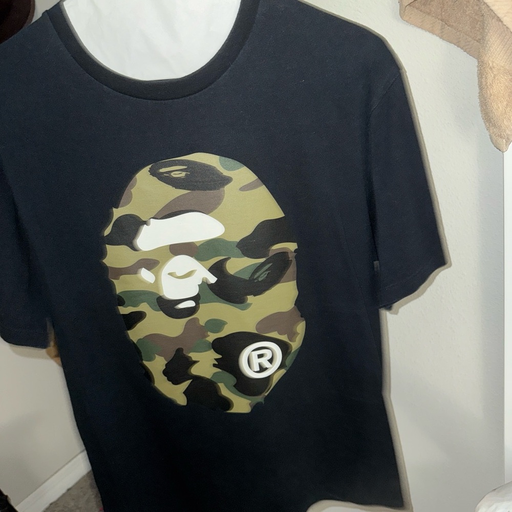 Bape Black and Camouflage shirt